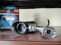 kamera atrapa ir led monitoring kamera zewnętrzna z dioda migająca ir