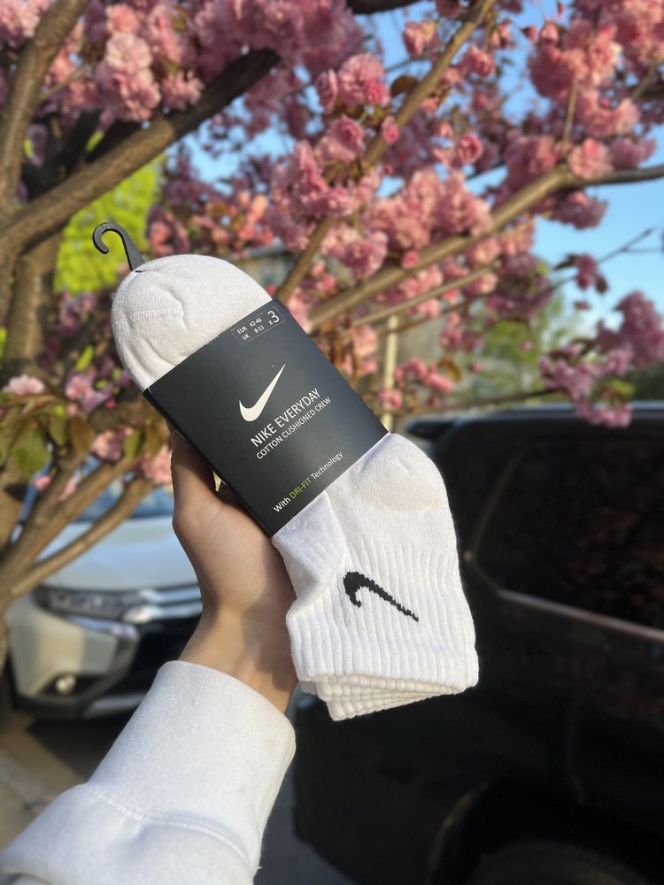 ОРИГінал Nike Everyday носки білі середні 38-42, 42-46, 46-50