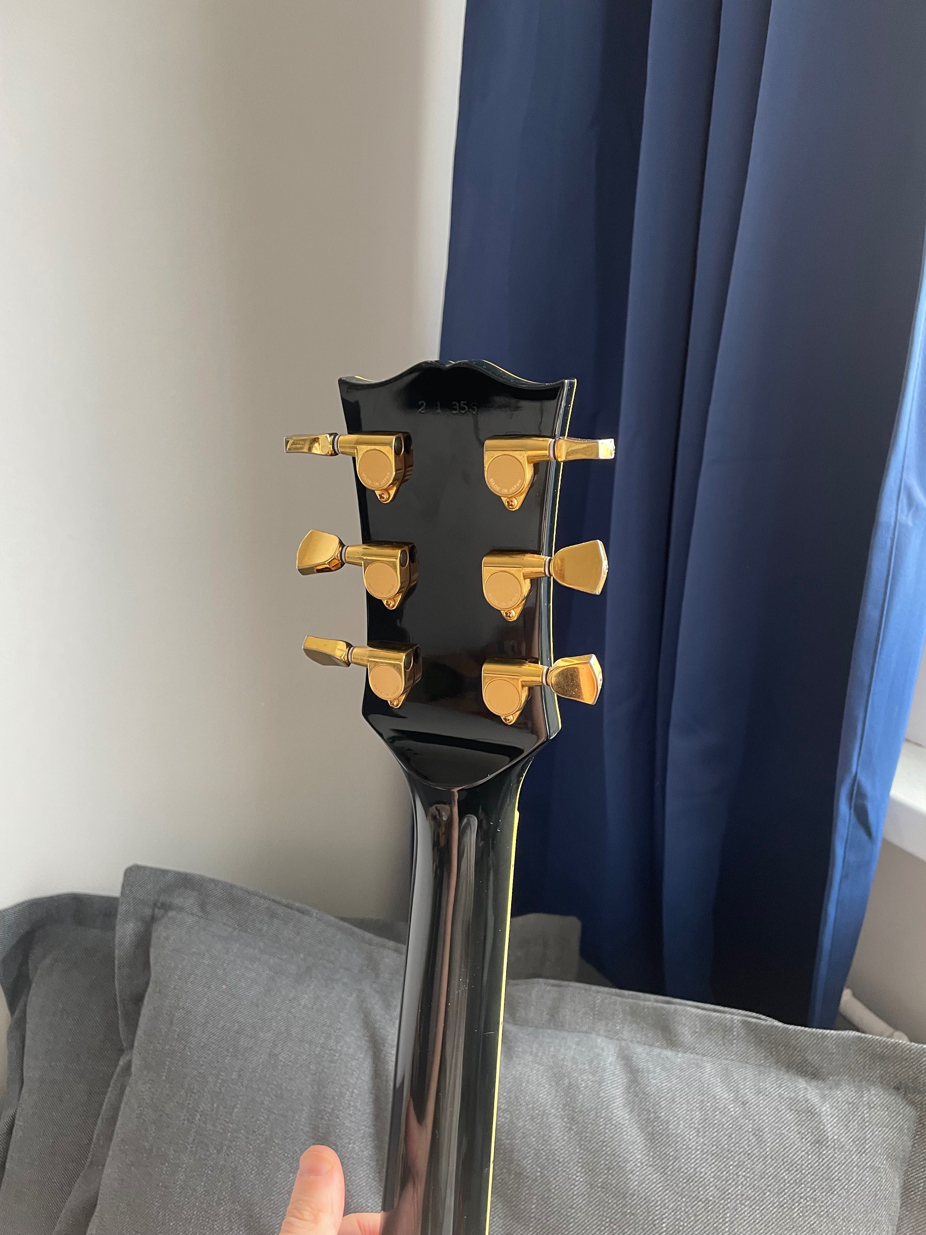 1992 Greco Black Beauty Les Paul Custom - mij - Japan