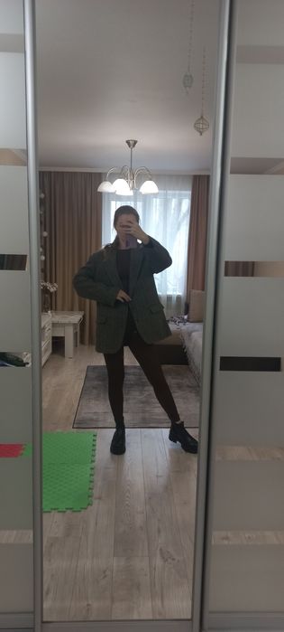 Вінтажний, оригінальний твідовий жакет- пальто