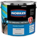 Nobiles ftalowa farba olejna w kolorze popielatym 10l - 5 szt