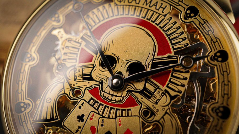 Часы мужские скелетоны казино часы Покерные часы на руку механика