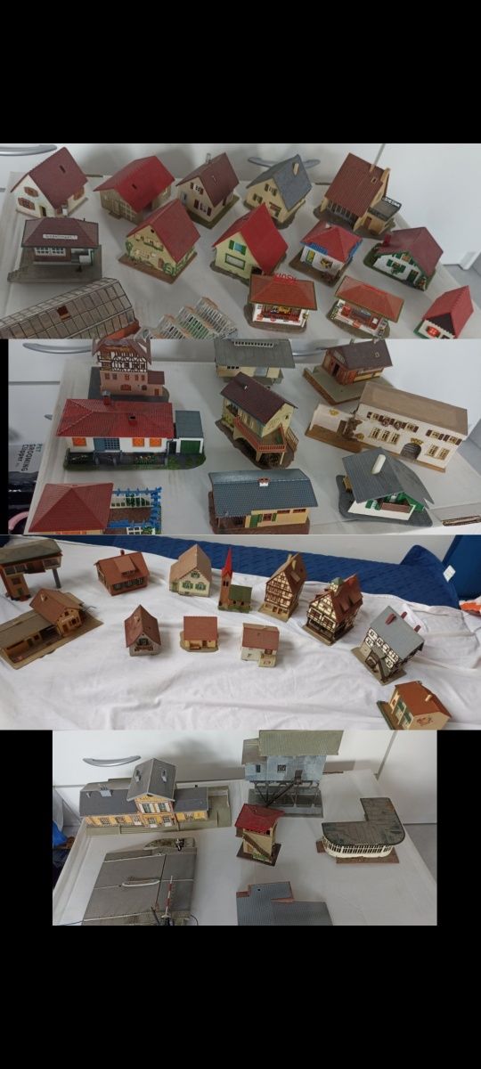 43 budynki oraz obiekty infrastruktury kolejowej do makiety kolejki H0