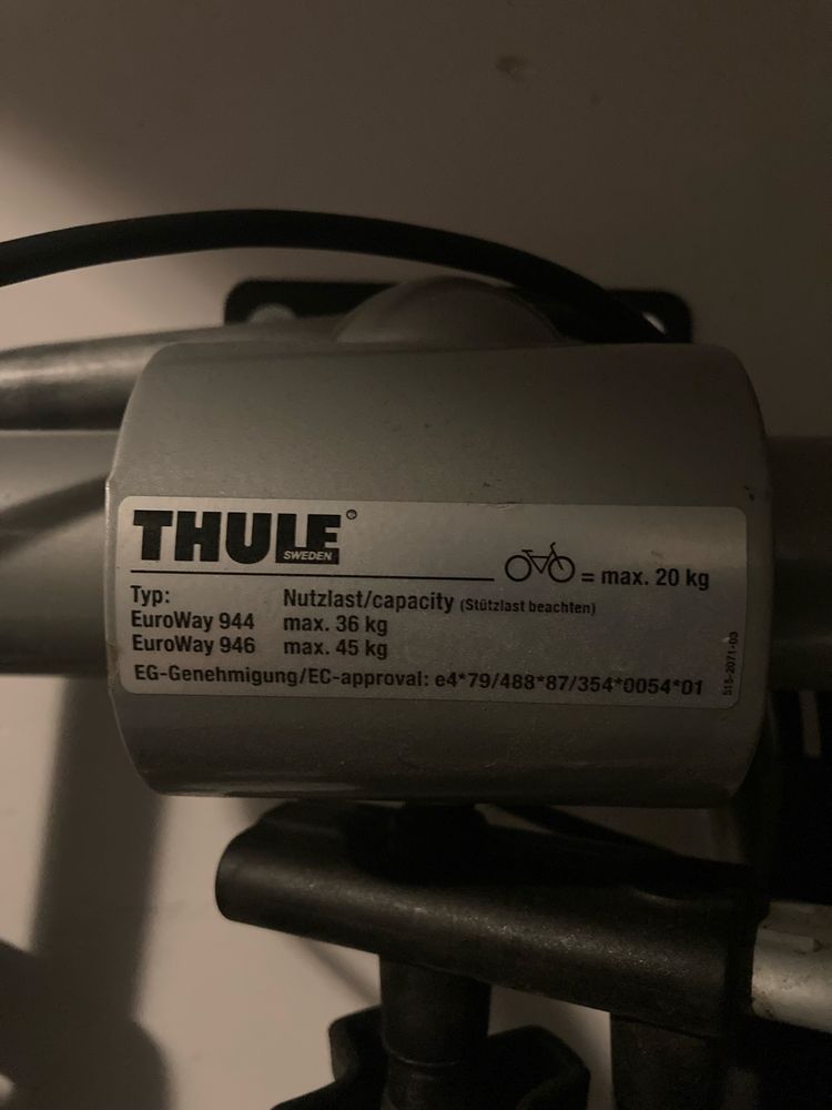 Bagażnik rowerowy Thule na dwa rowery