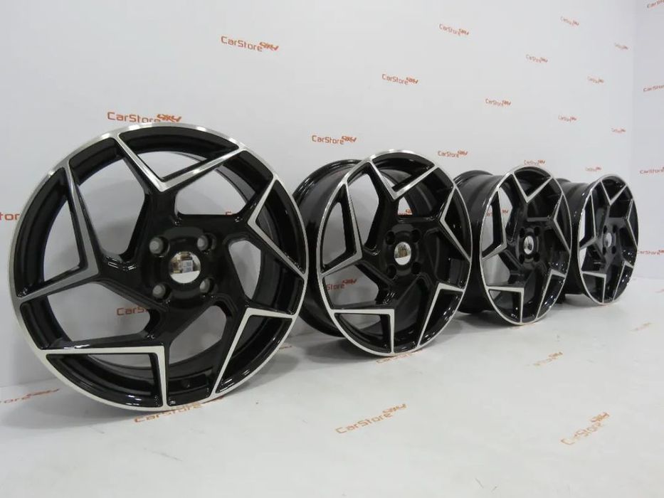 Jantes look Ford Fiesta ST 17 x 6.5 et 38 Gloss Black 4x108