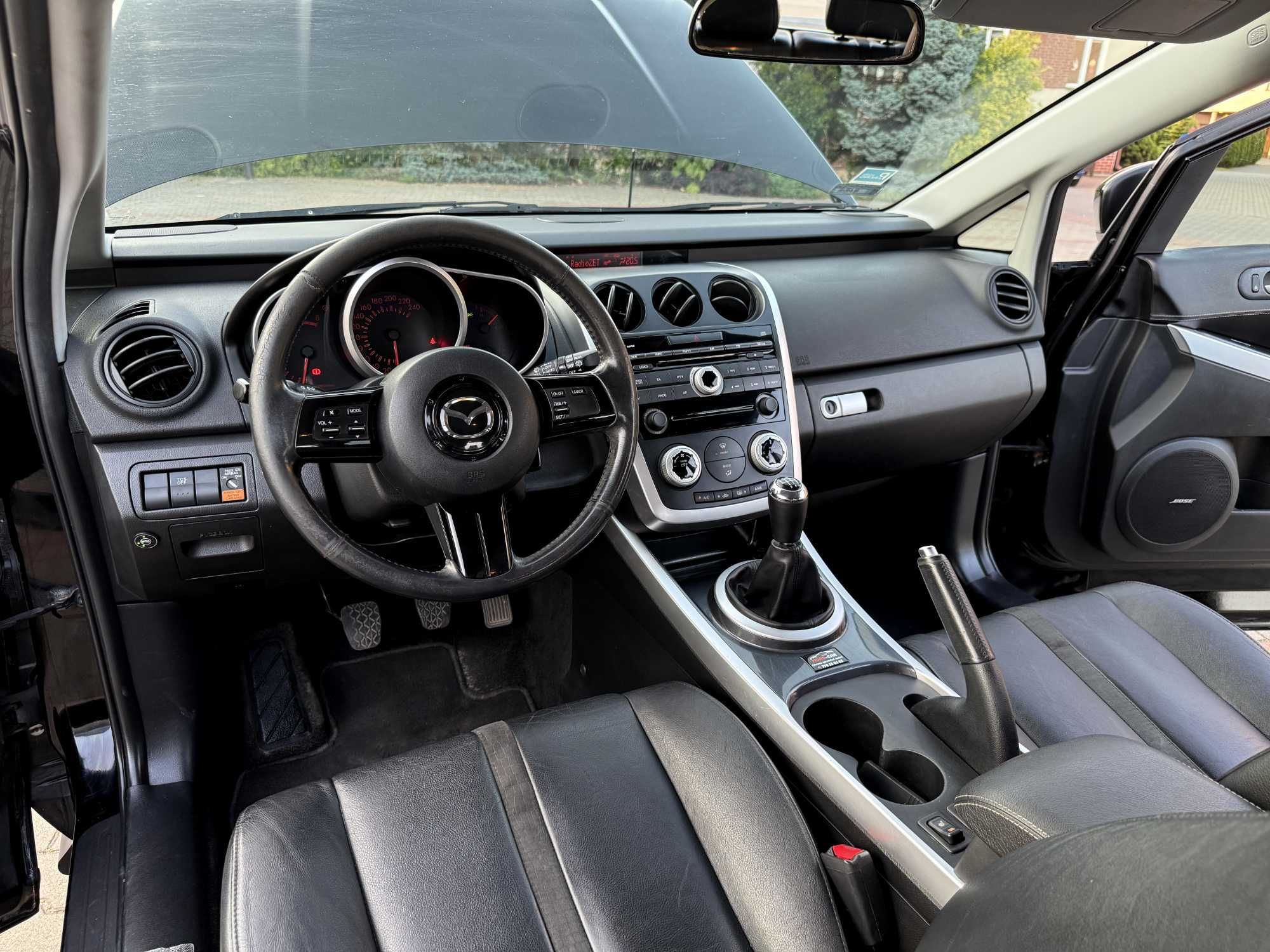 Mazda cx7 07r 2.3 b-g 260km 2 lata gaz super stan tech. i wizualny