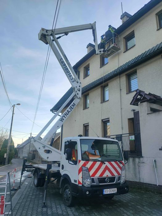 Zwyżka - podnośnik z operatorem - usługi wysokościowe - Alwernia