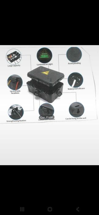 Caixa exterior resistente