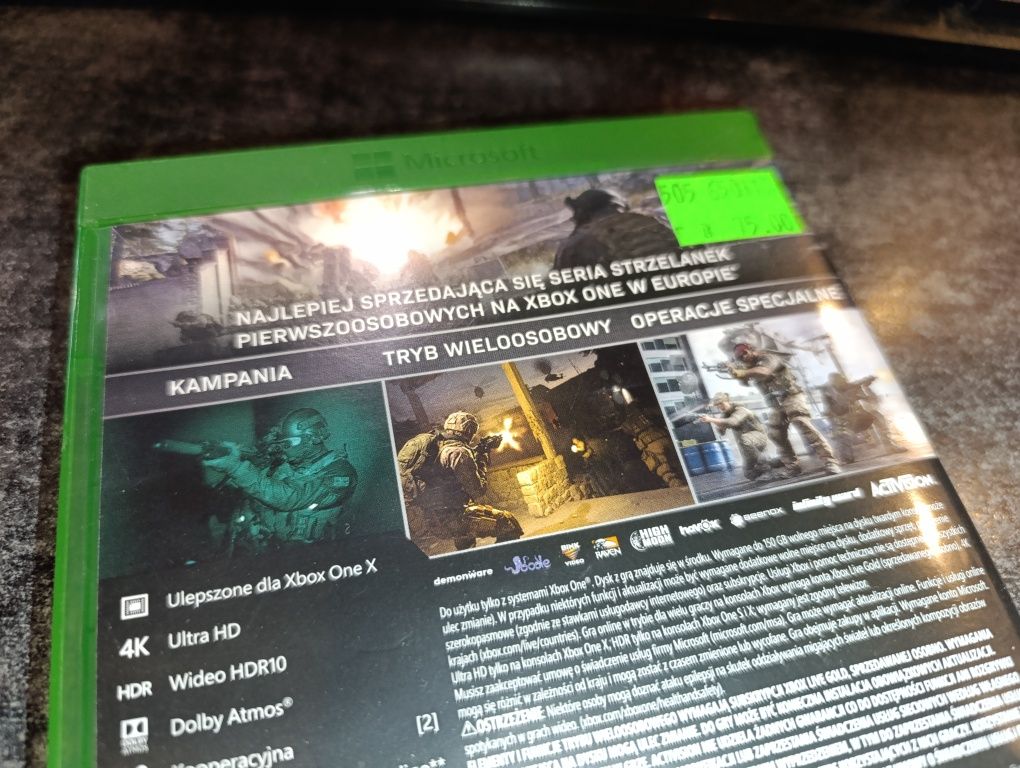 Call Of Duty Modern Warfare Xbox One możliwa zamiana sklep
