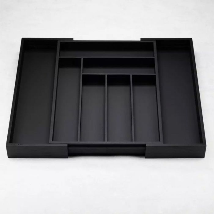 wkład bambusowy do szuflady kinghoff kh-1747 czarny