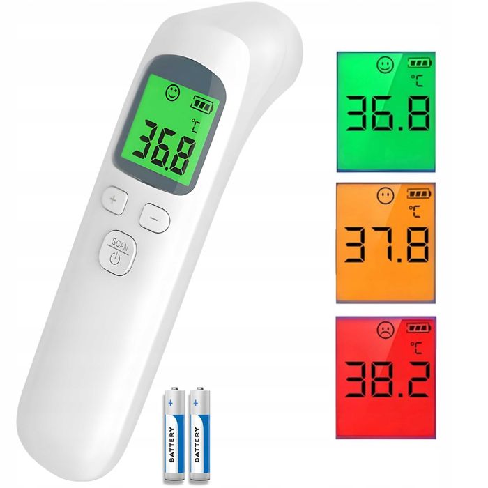 Termometr bezdotykowy na podczerwień elektroniczny dokładny 1s