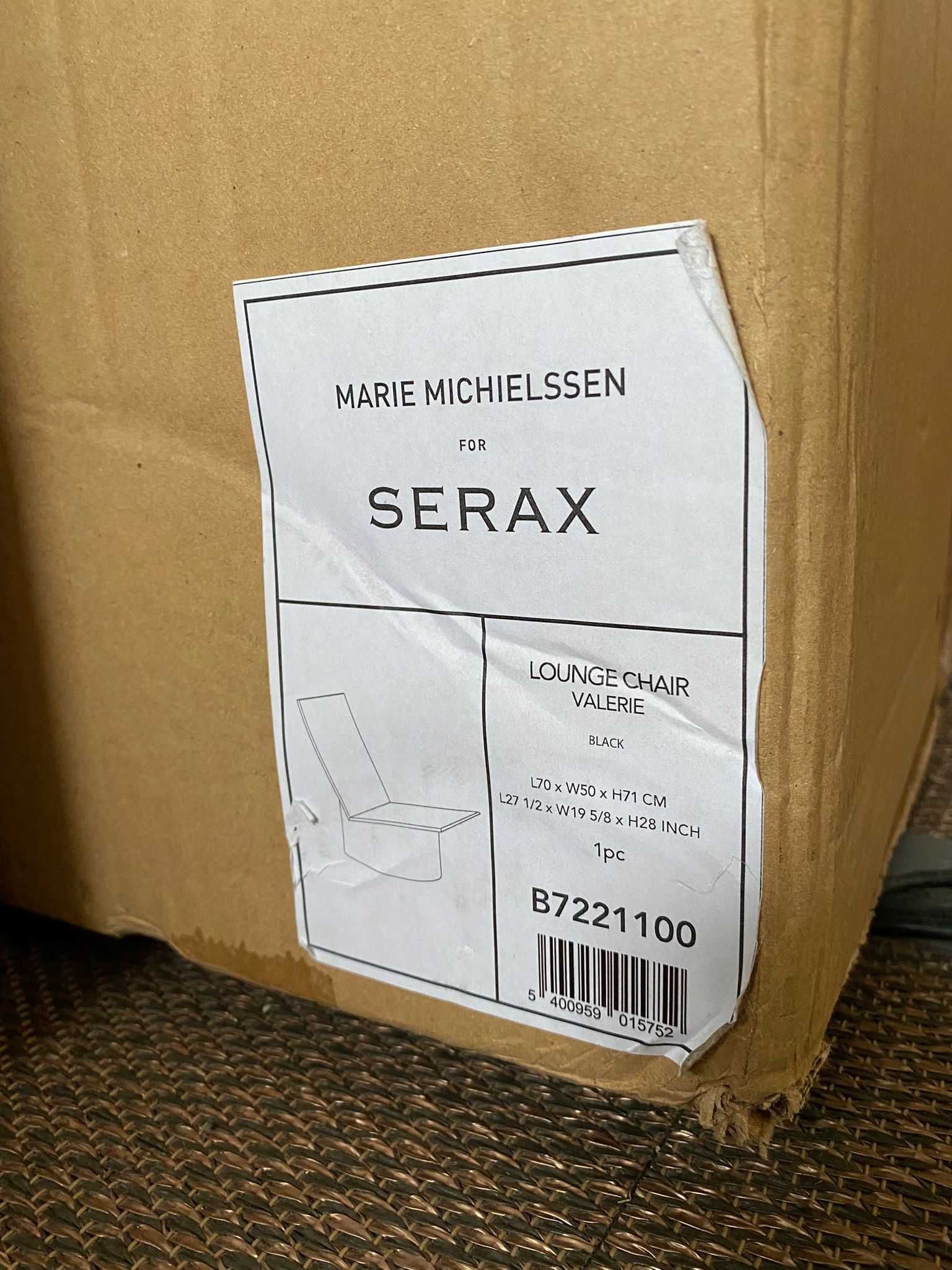 Serax - Lounge chair black Valerie