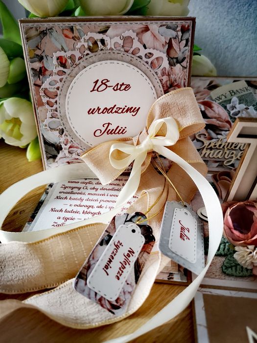 Exploding box, pudełko, kartka, 18stka, urodziny, personalizowane