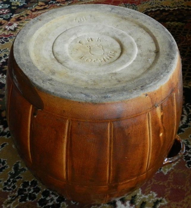 Beczka kamionka do kiszenia kapusty 40 litrów, duża ceramiczna Bochnia