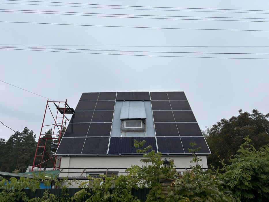 Сонячні панелі , СЕС , монтаж панелей