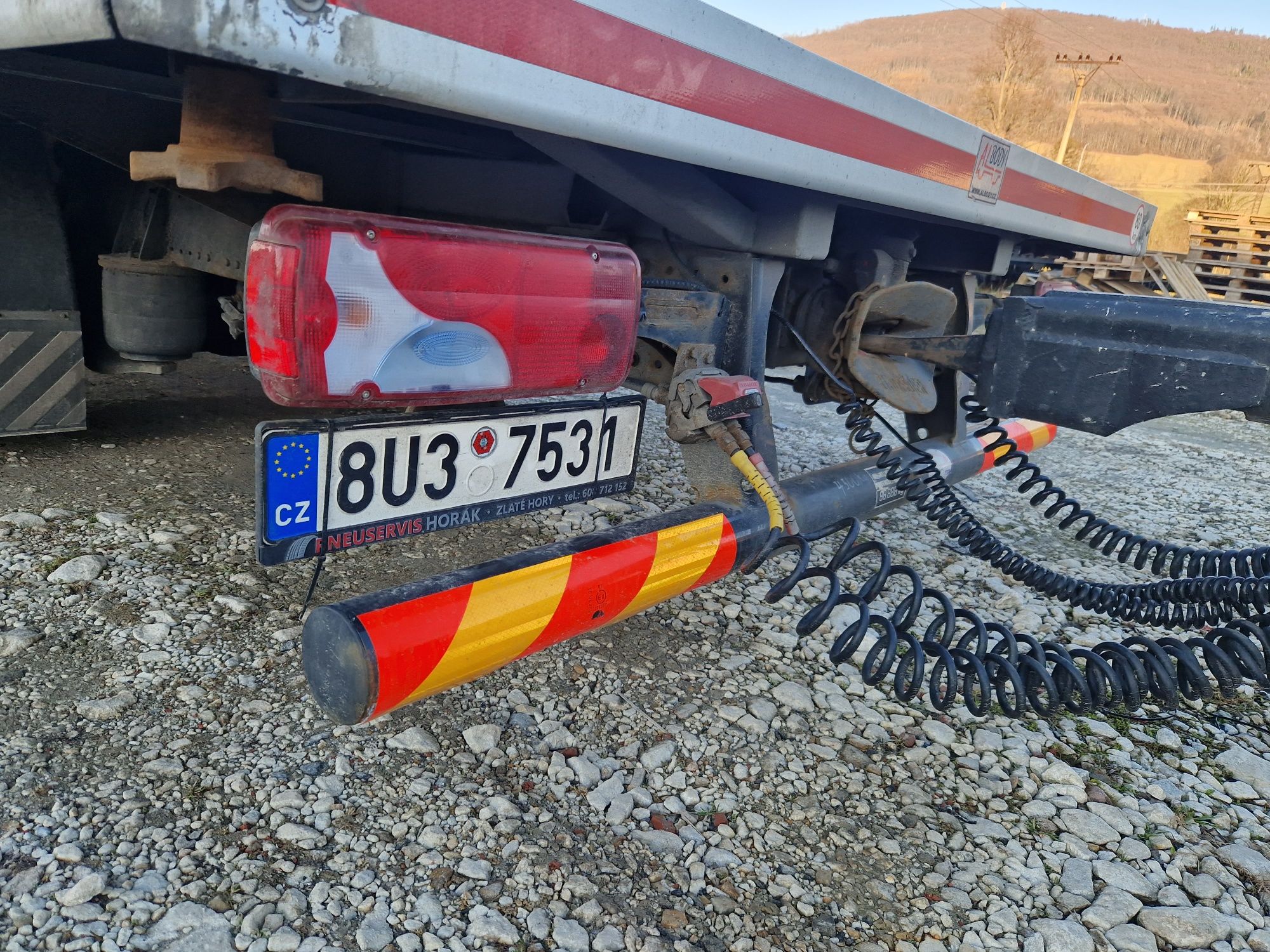 Man 8.220 platforma pomoc drogowa 2016 tandem do kontenerów tgl