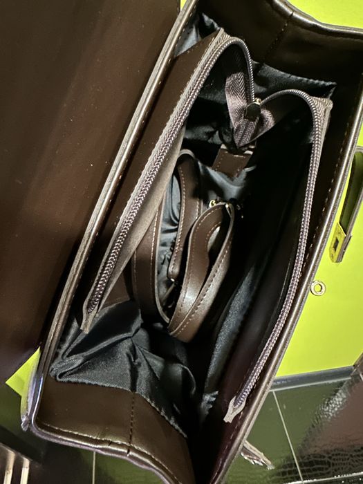 Сумка аналог Hermes Kelly шоколад