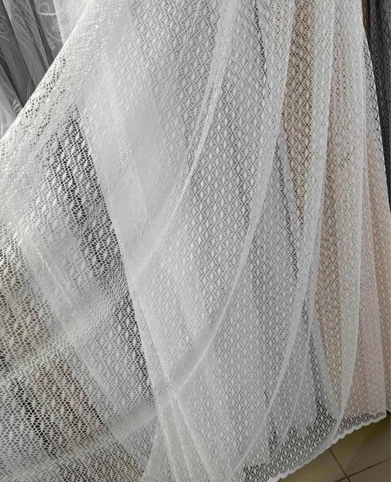 Тюль сітка турецька якість супер, Гардина недорогая гіпюр штори