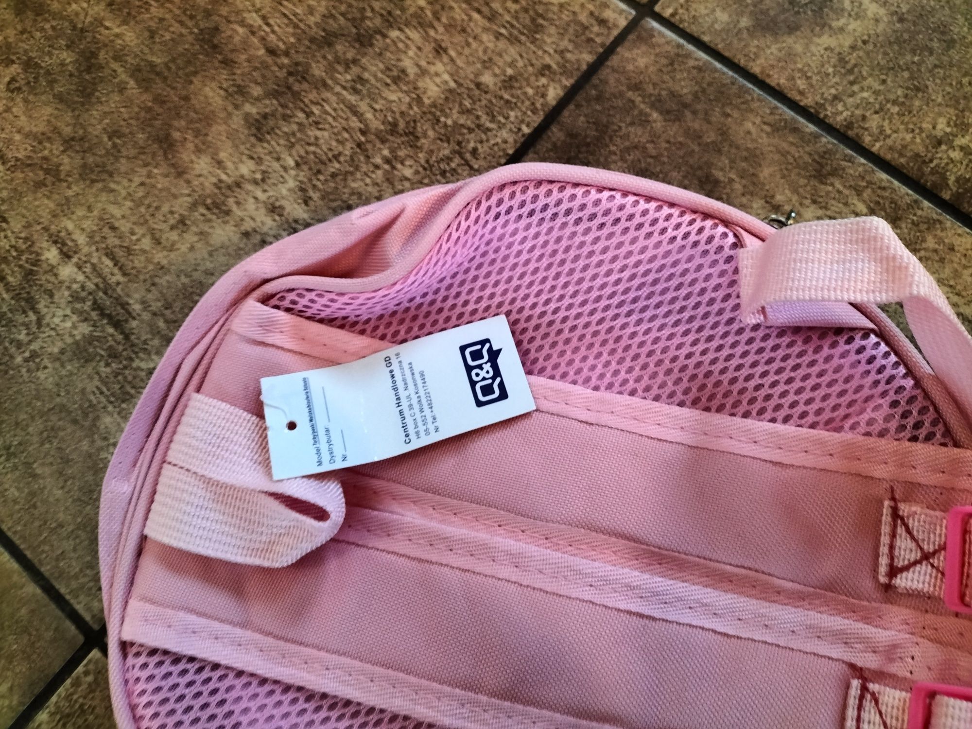 Plecak przedszkolny jednokomorowy Pink ciasteczko pączek święta nowy