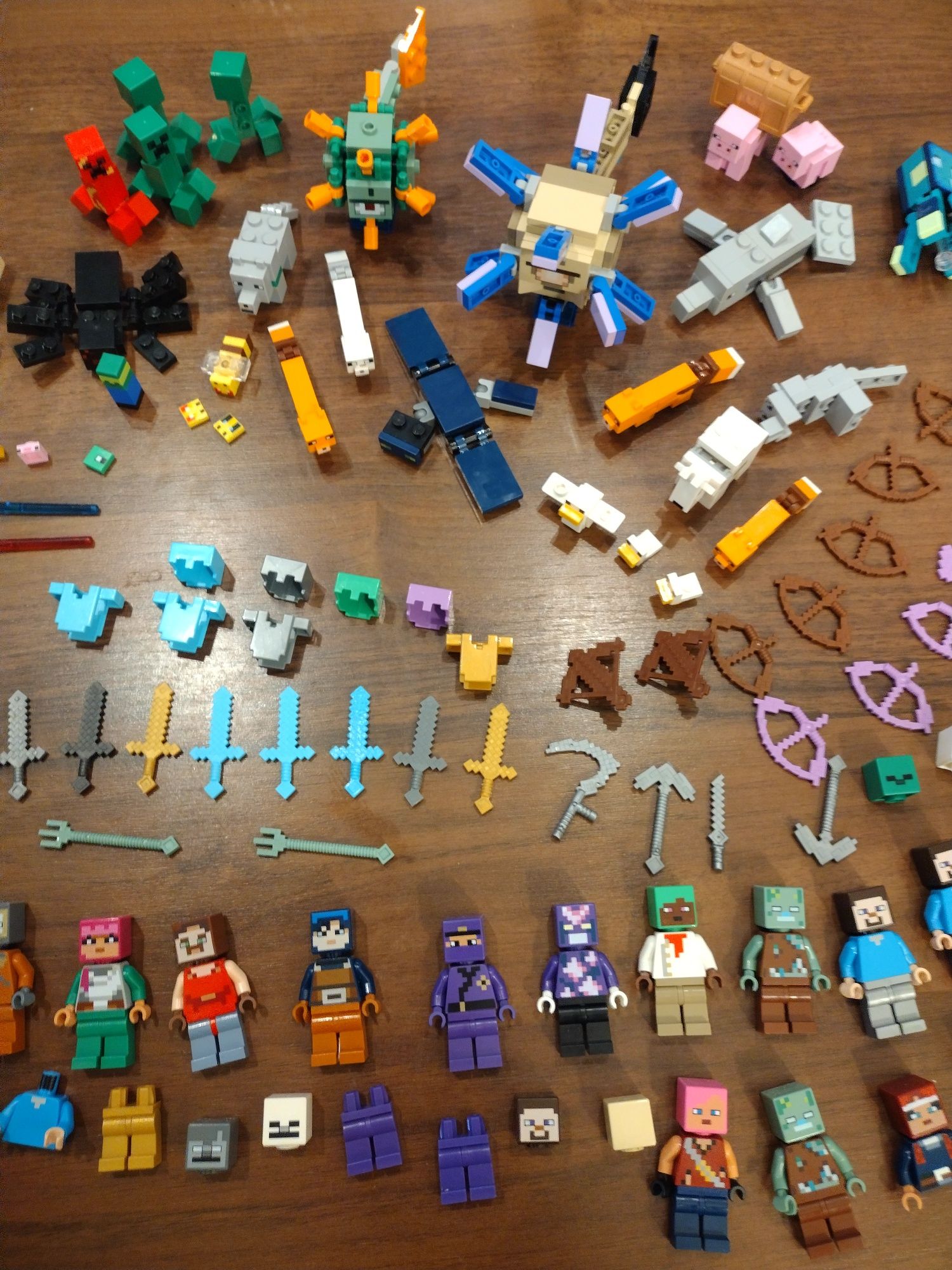LEGO Minecraft miks minifiguek i zwierząt