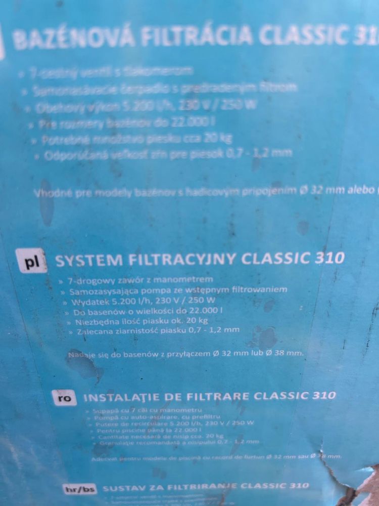 Zestaw filtrujący do basenu Steinbach Classic 310