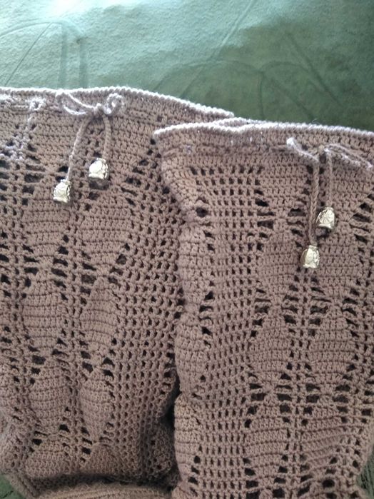 Летние ажурные сапожки