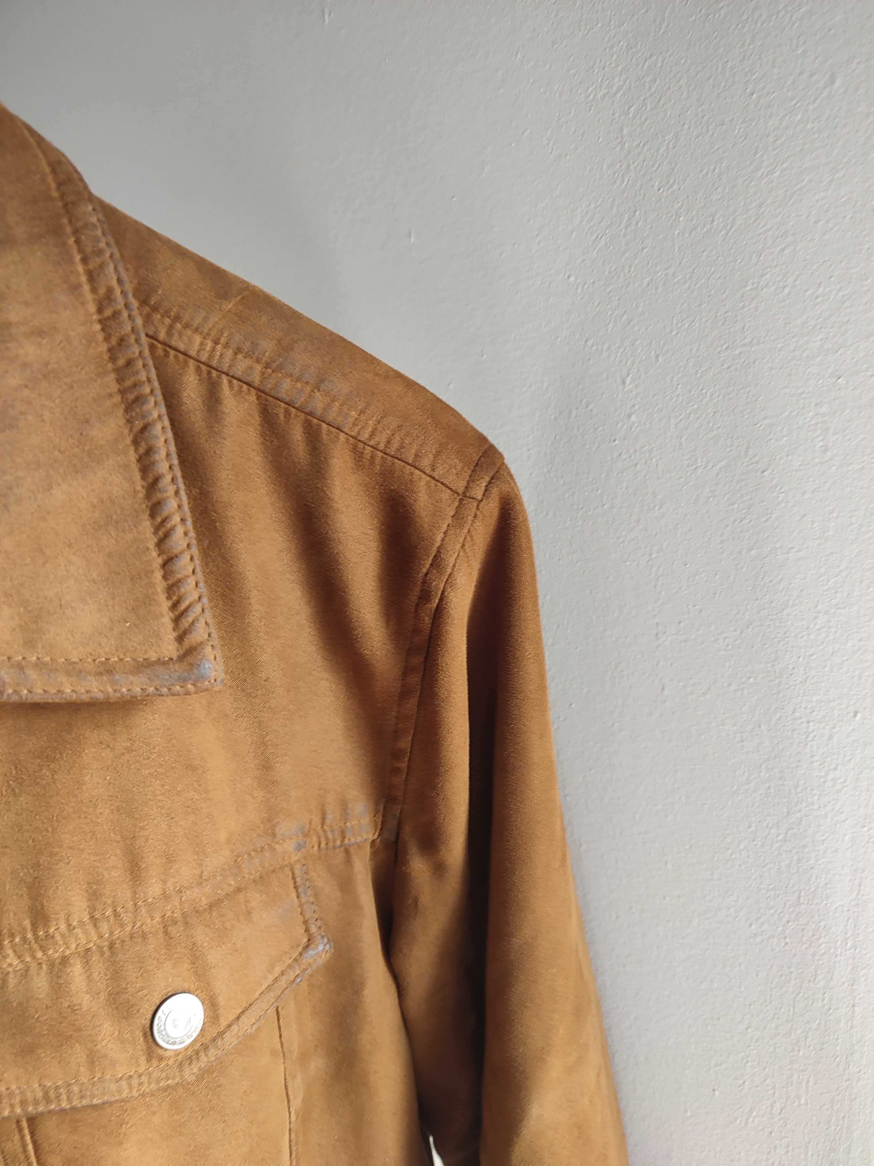 Casaco tipo Camurça Pull & Bear castanho * 10€ / com marcas de uso