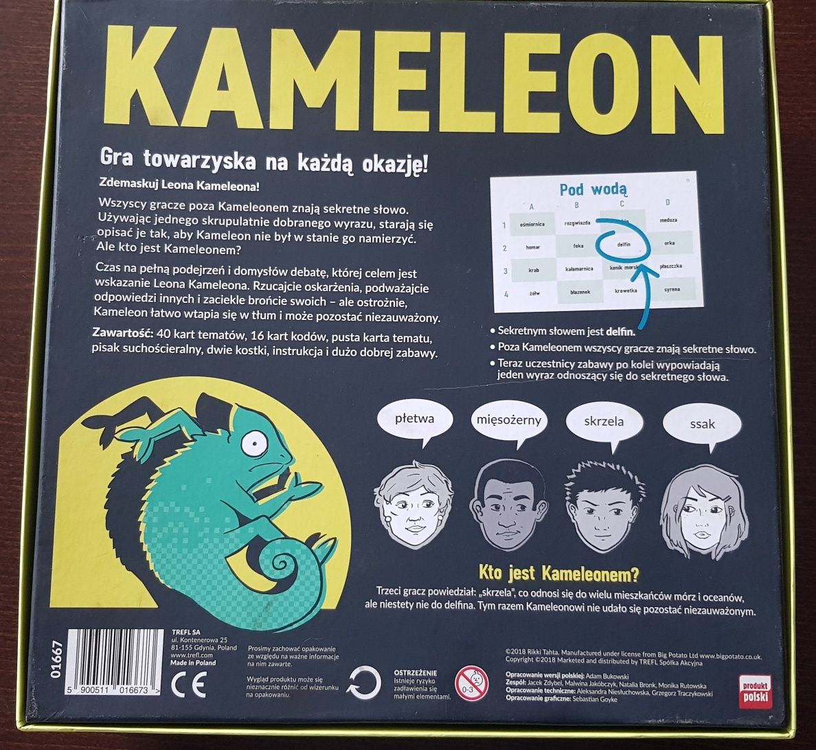 Kameleon - PL - Trefl - gra imprezowa