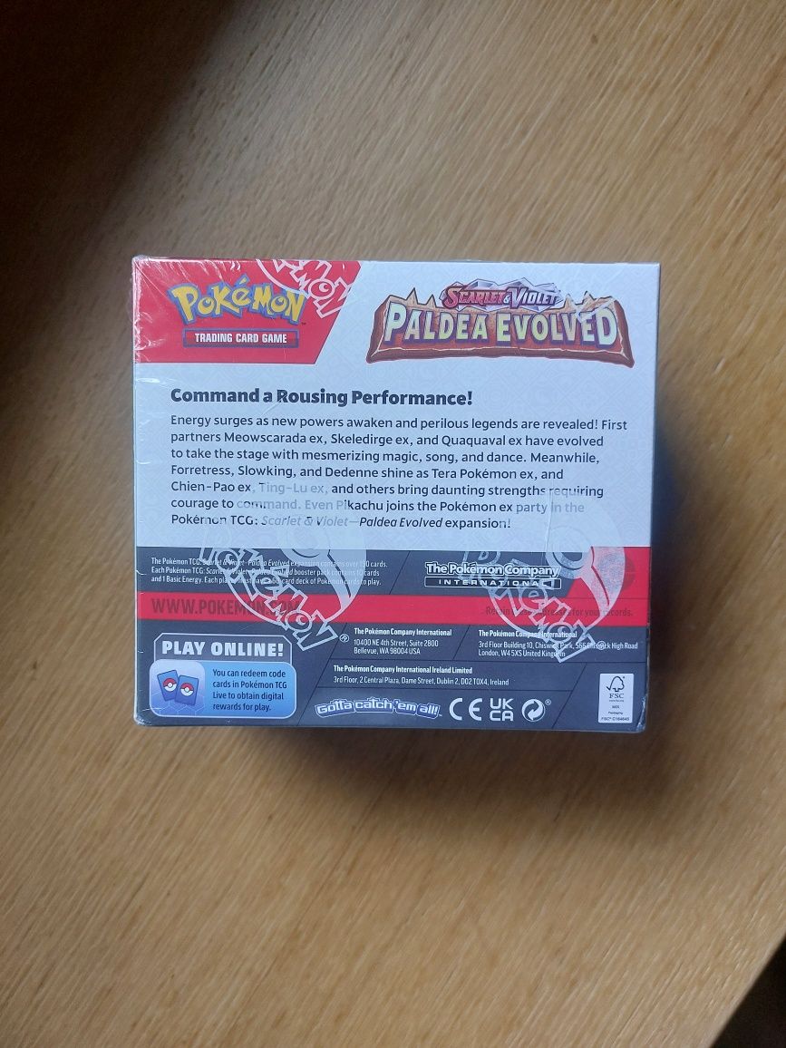 Pokémon TCG Scarlet & Violet Paldea Evolved Booster Box
