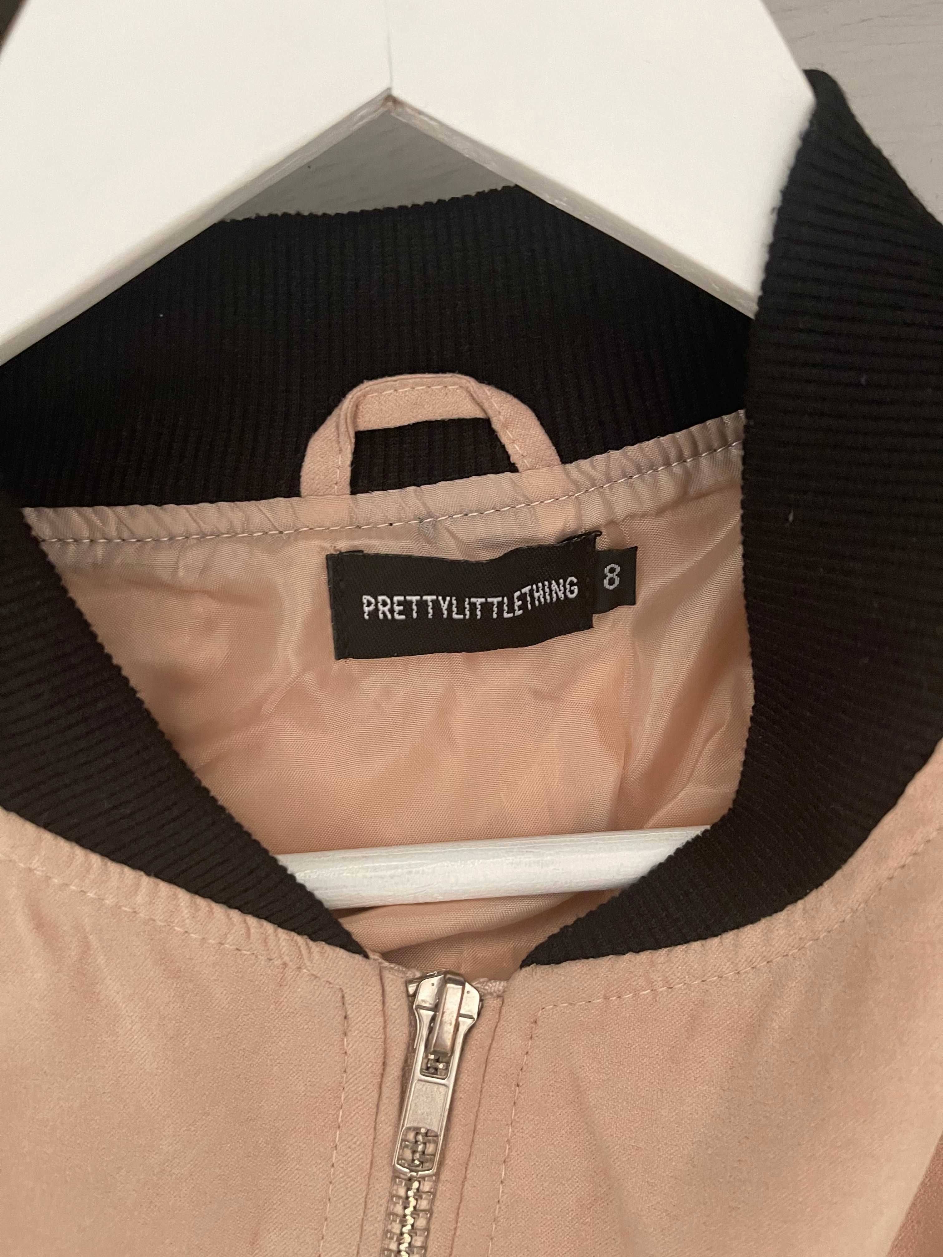 Różowa kurtka bomber – Prettylittlething – rozmiar M