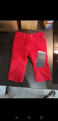 Spodnie czerwone jeans mayoral