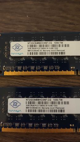 Pamięć ram 4gb (2x2) DDR3