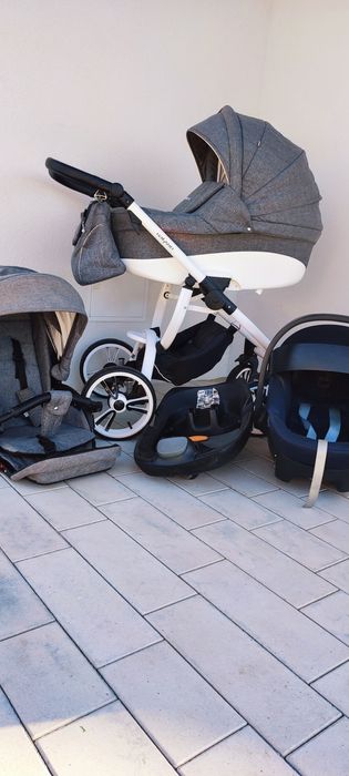 Wózek 4w1 baza i fotelik cybex