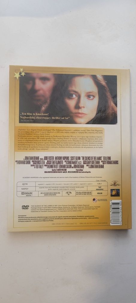 MILCZENIE OWIEC reż. Jonathan Demme dvd