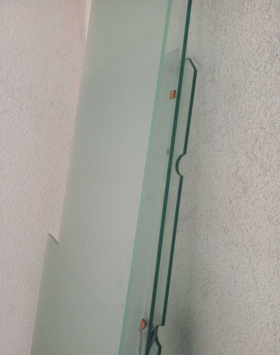 Матове скло (8 мм), Прозоре скло (10 мм):