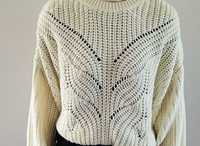 Sweter biały Sinsay XL