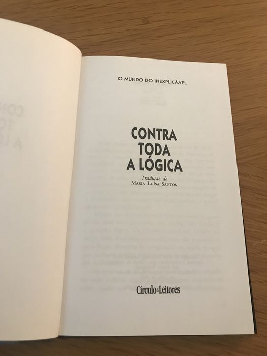 Livro Contra toda a lógica