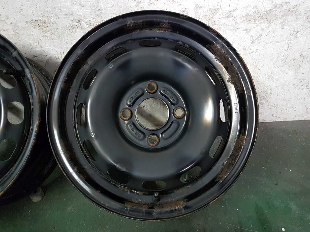 Felgi stalowe Ford R14 4x108 5,5JX14 ET 37,5 + czujniki TPMS