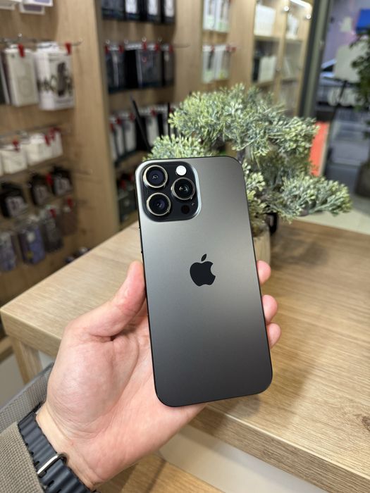 Б/у iPhone 16 Pro Max 256G Black 100% акумулятор