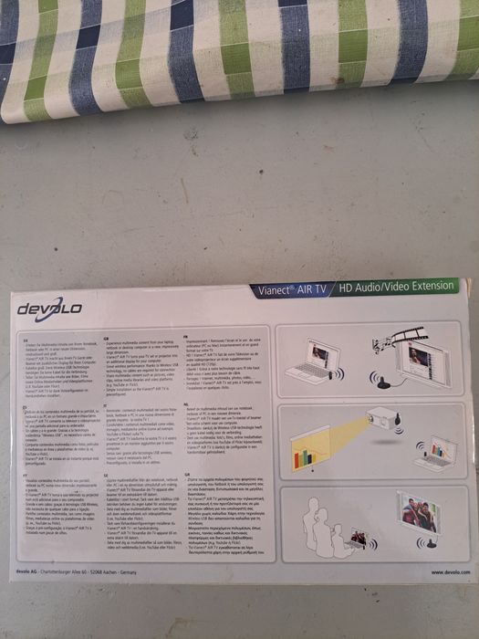 Vendo Devolo vianect air tv hd audio/ vídeo extension hdmi usb