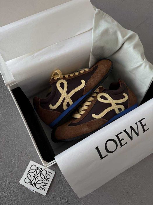 Жіночі кросівки LOEWE Ballet Runner 2.0 коричневий lw002 ТОП