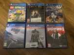 6 gier na ps4 stan Bardzo dobry