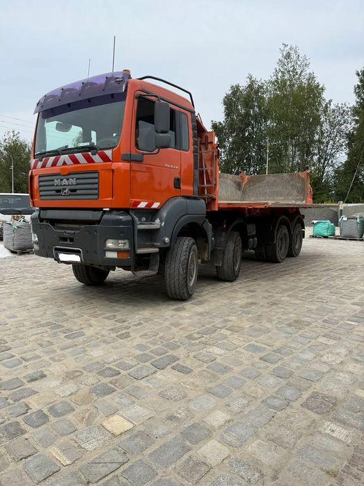 MAN TGA 35.340  Man TGA 8x6 Bordmatic stan bardzo dobry klima 19 t ładow