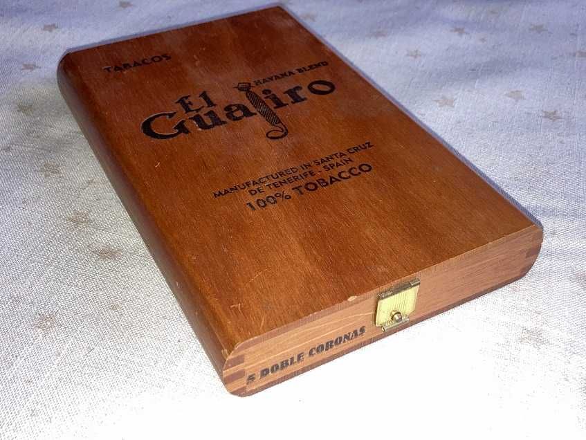 TABACOS EL GUAJIRO - pudełko po cygarach plus gilotyna do cygar