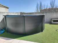 Vendo piscina Gre 350x120