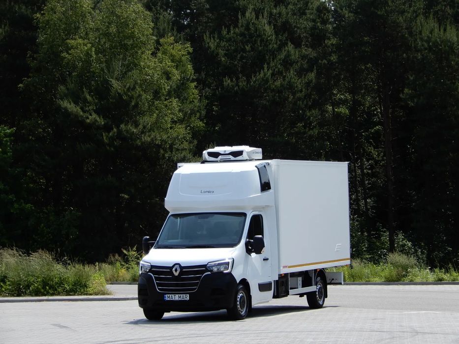 Renault Master 2.3 dCi 163 Km Chłodnia -20*C +30*C Funkcja Grzania Zasilanie V230 Izoterma 4.20 Cm 8 E.Palet Kabina Sypialniana WEBASTO Zawieszenie WZMACNIANE GWARANCJA FABRYCZNA  100 % Bezwypadkowy ! Lakier Oryginał ! Salon PL ! I Właściciel !