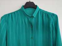Blusa verde, riscas com brilho - Tamanho L/XL