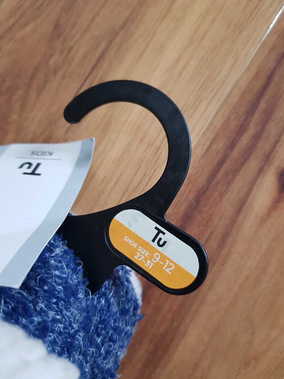 Kapcie stworki potwory granatowe Tu Kids skarpetki EUR 27-31 potworki