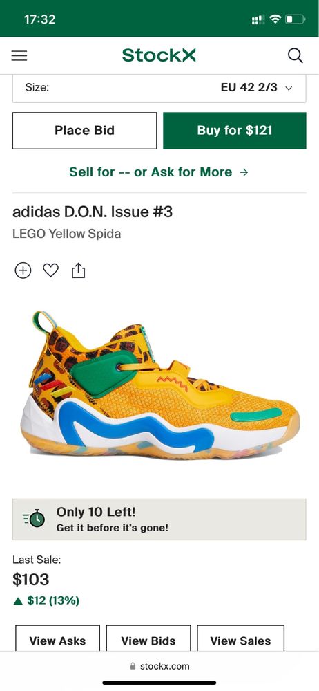 Баскетбольні кросівки Adidas DON issue 3 LEGO