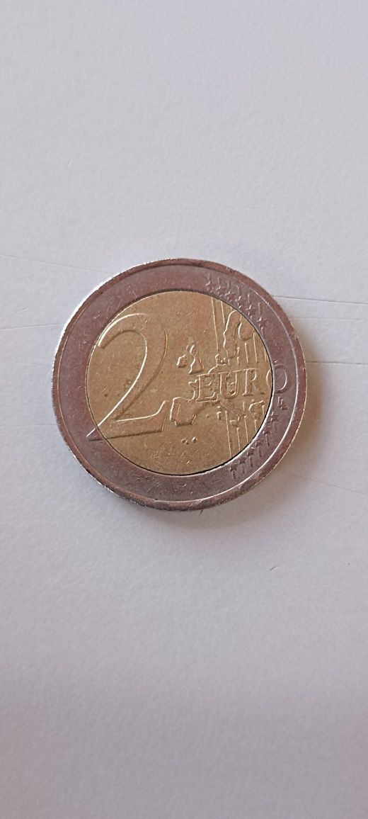 Moeda 2 Euros Grécia - Ano 2002 com "S" (Rara)